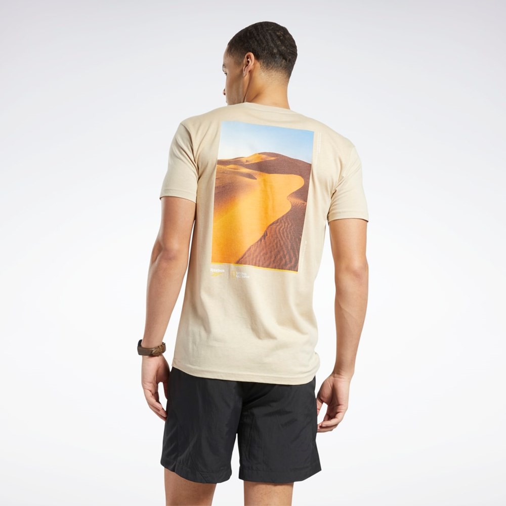 Reebok National Geographic Corta Sleeve T-Shirt Multi | 13MQLNIGC