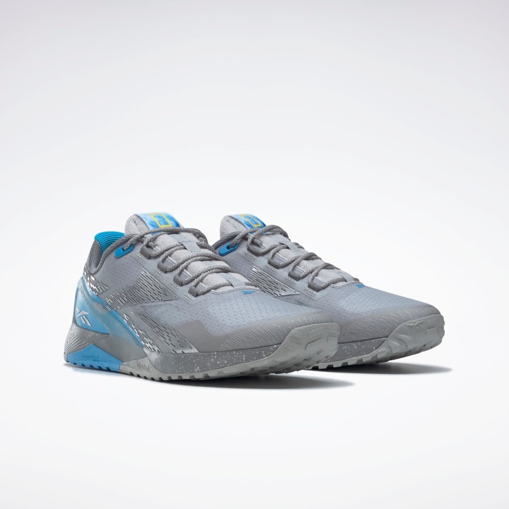 Reebok National Geographic Nano X1 Adventure Shoes Gris Gris | 49DGFAEVQ