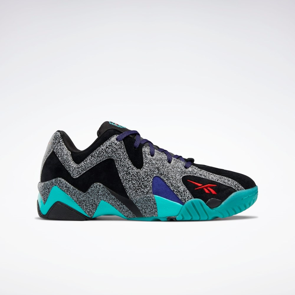 Reebok Nice Kicks Kamikaze II Low Basketball Shoes Negras Rojas Gris | 68FTEBARH