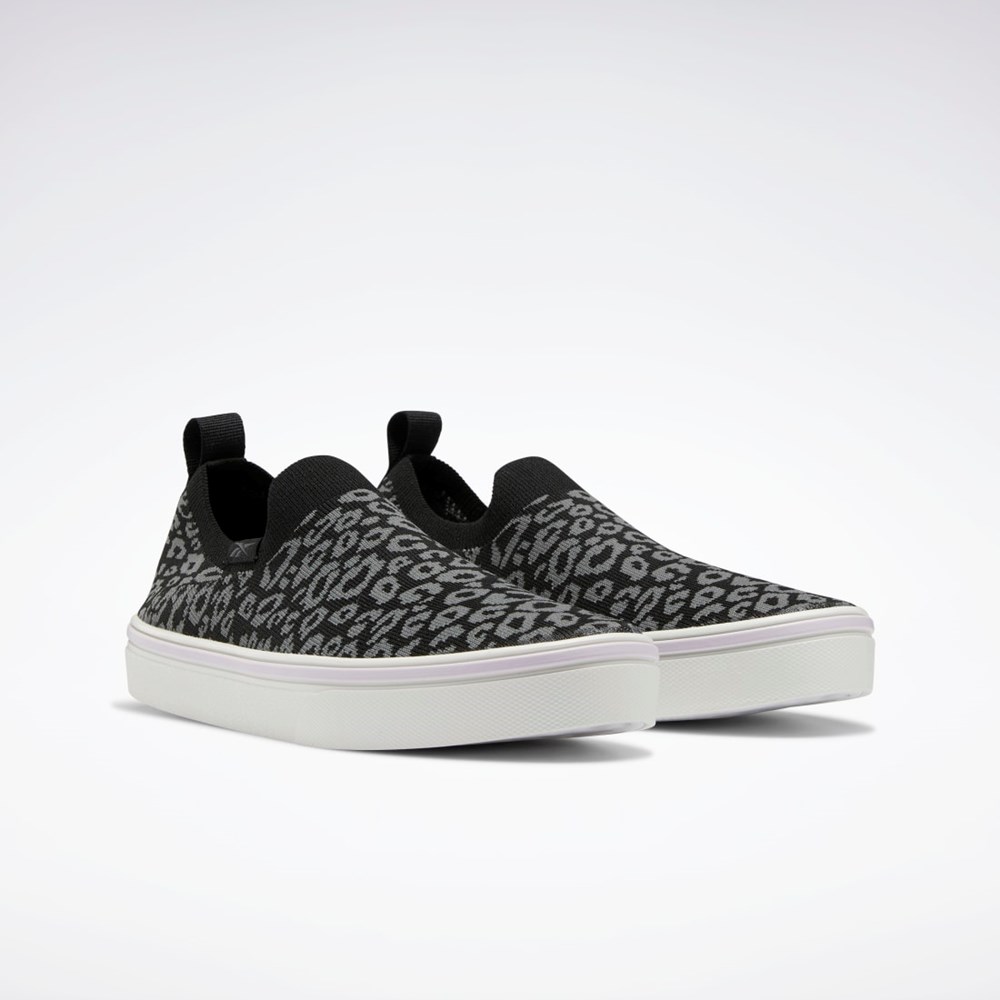 Reebok OnLux Slip-On Caminar Shoes Negras Gris | 32ZFQMNIO