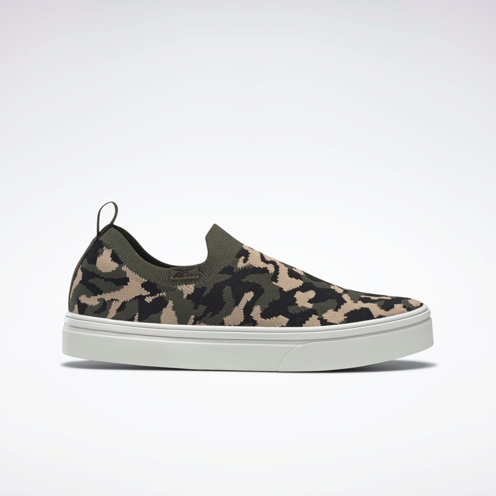 Reebok OnLux Slip-On Caminar Shoes Verde Negras | 15FIXPDTU