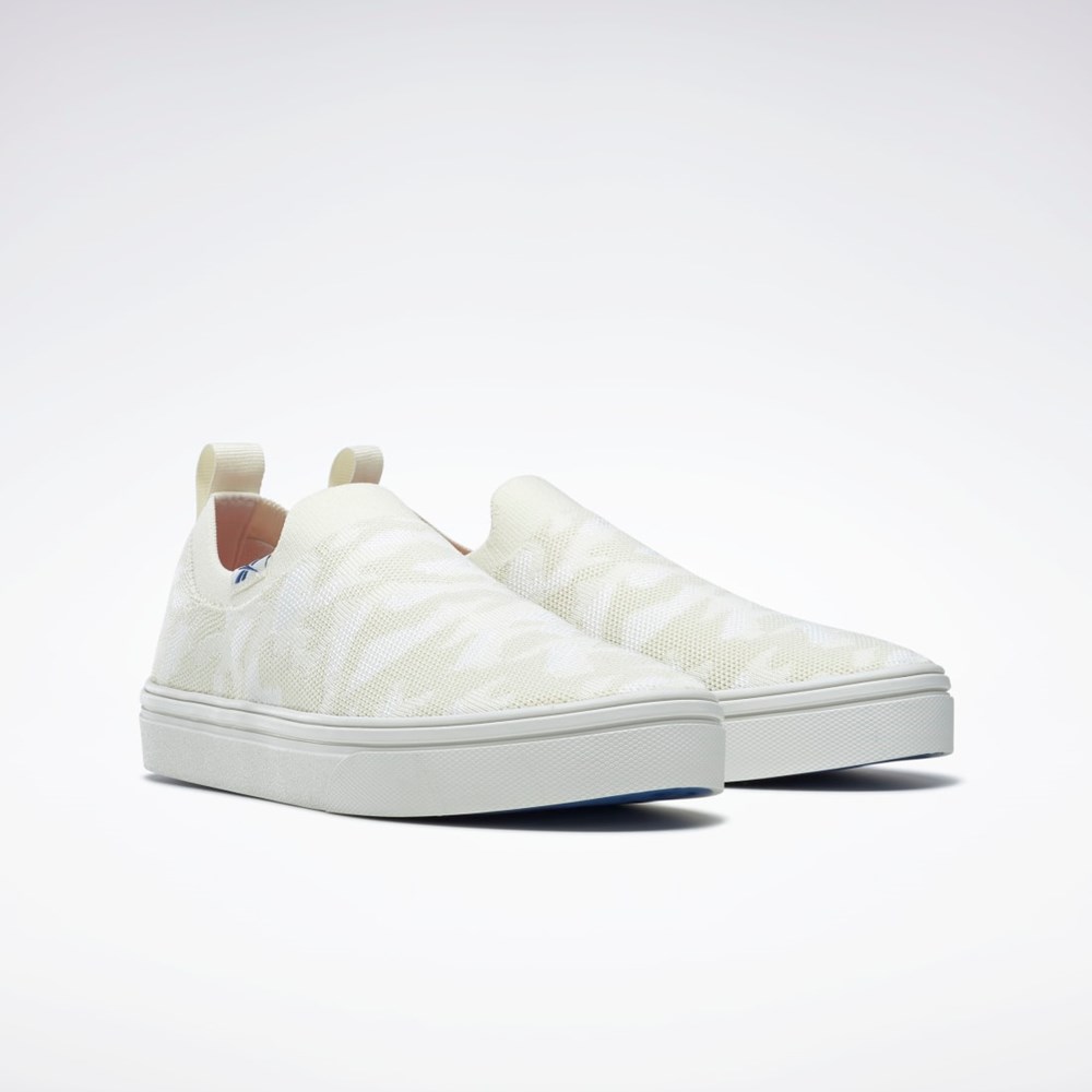 Reebok OnLux Slip-On Shoes Blancas Blancas | 10JQVNAKE