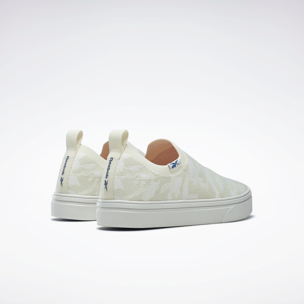 Reebok OnLux Slip-On Shoes Blancas Blancas | 10JQVNAKE