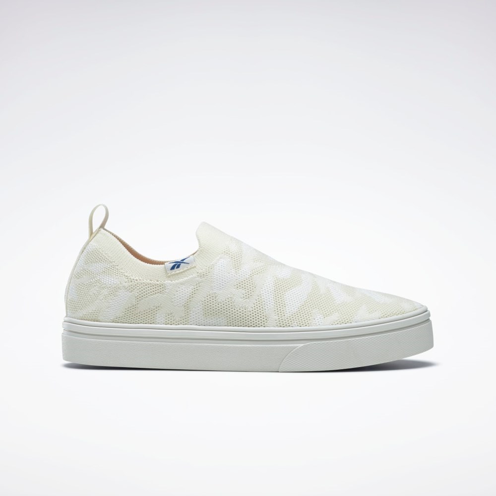 Reebok OnLux Slip-On Shoes Blancas Blancas | 10JQVNAKE