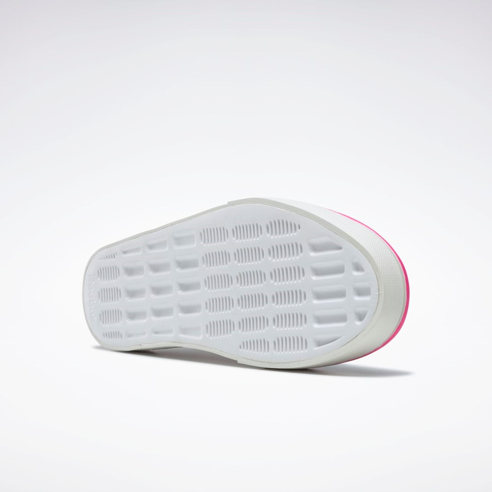 Reebok OnLux Slip-On Shoes Gris Blancas Rosas | 39PLDWZEO