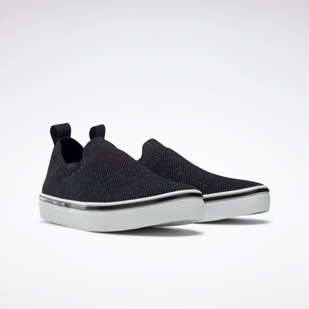 Reebok OnLux Slip-On Shoes Negras Gris Blancas | 23KQIHRFA