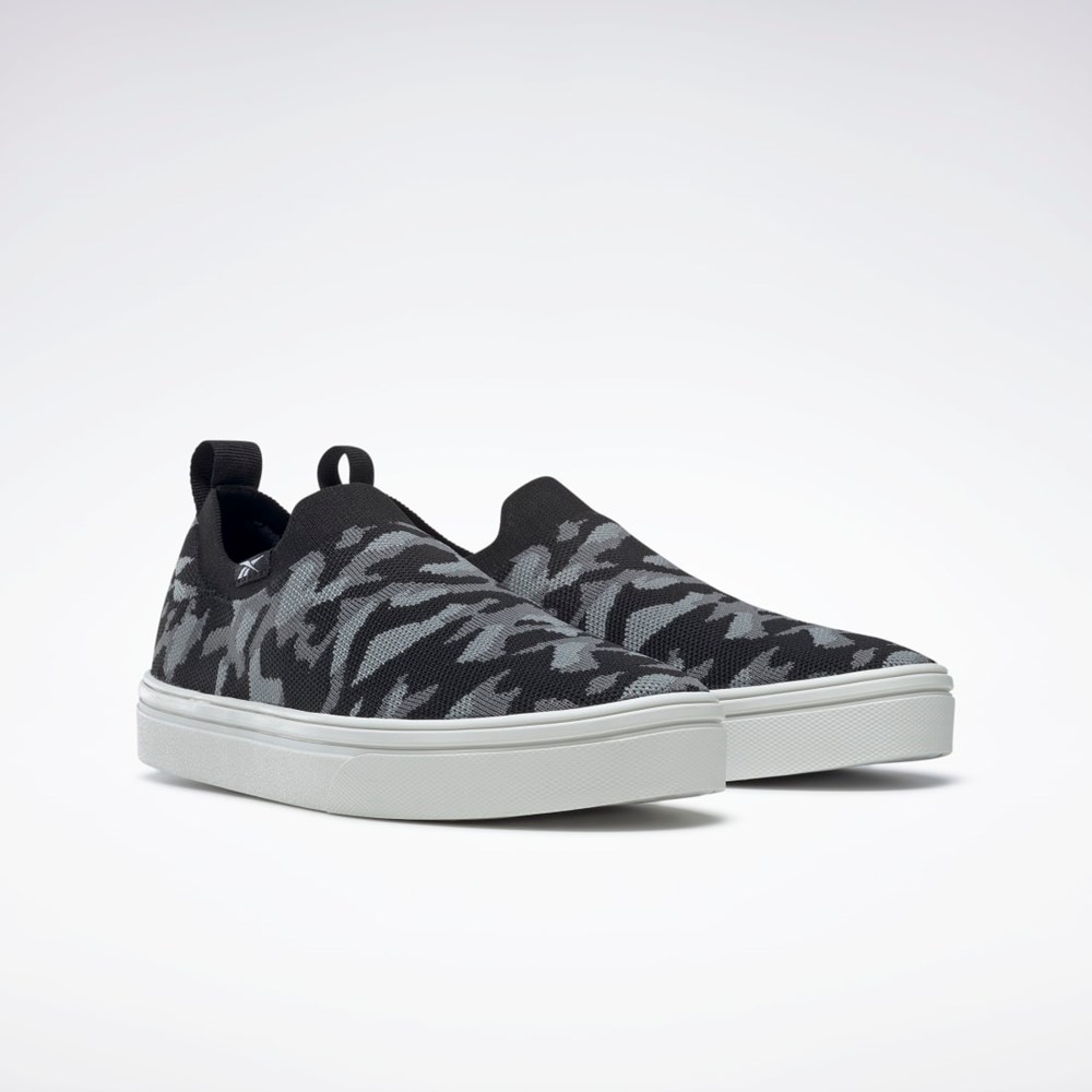 Reebok OnLux Slip-On Shoes Negras Gris Gris | 04EBLQPSZ