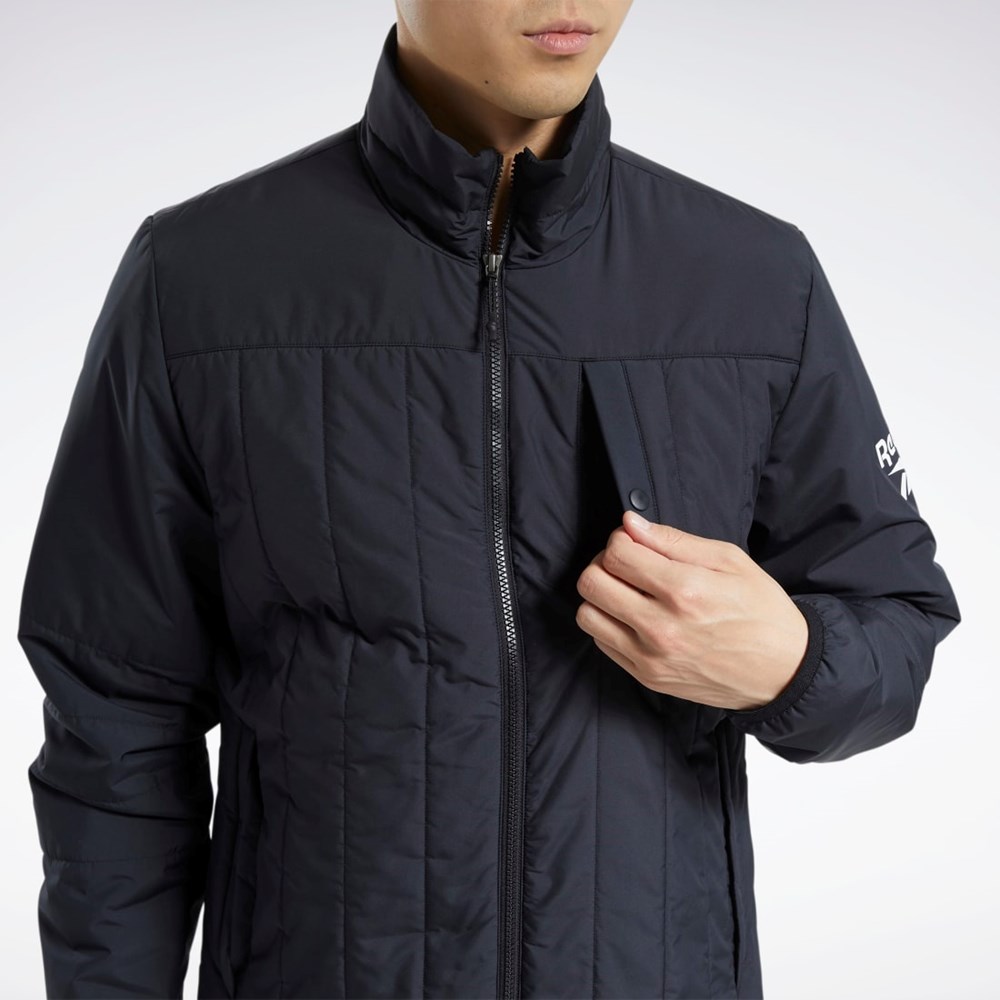 Reebok Outerwear Light Acolchado Jacket Negras | 17DXLESRI