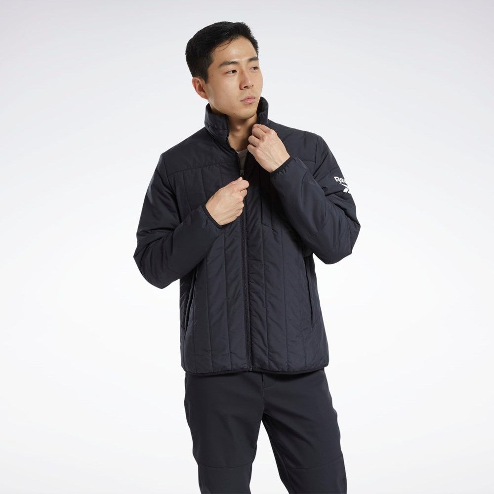 Reebok Outerwear Light Acolchado Jacket Negras | 17DXLESRI