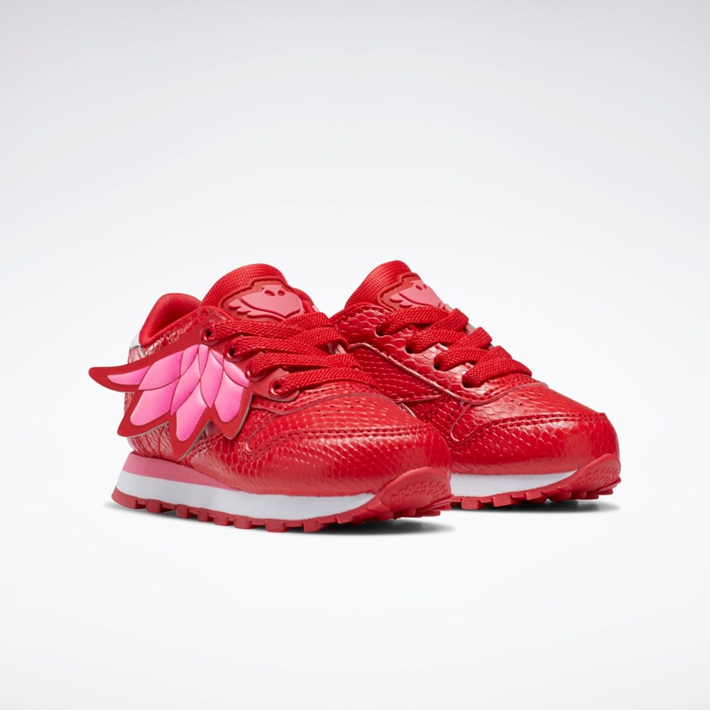 Reebok PJ Masks Classic Leather Shoes - Toddler Rojas Rosas Blancas | 05OXMPUTC