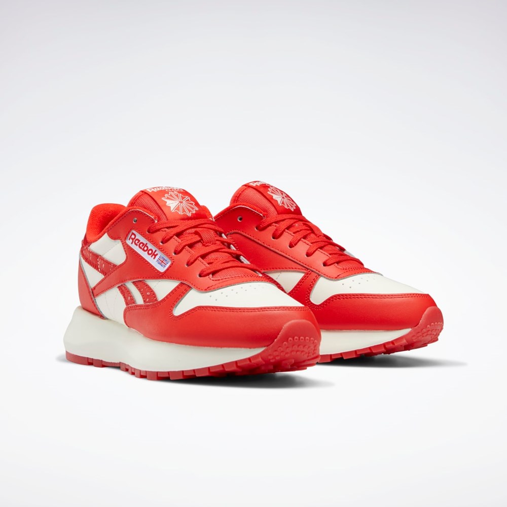 Reebok Popsicle Classic Leather SP Shoes Rojas Rojas | 17ZBRSDHL