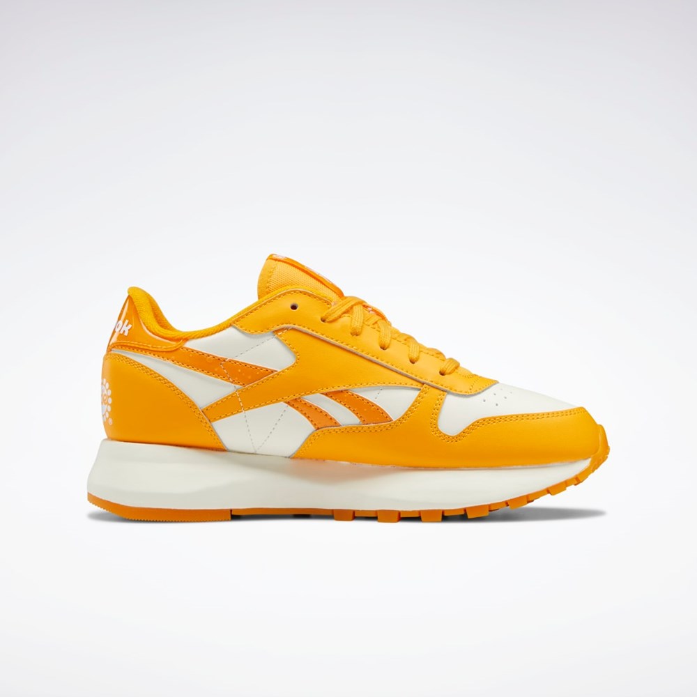 Reebok Popsicle Classic Leather SP Shoes Semi Fire Spark / Chalk / Semi Fire Spark | 49IRWYOJK