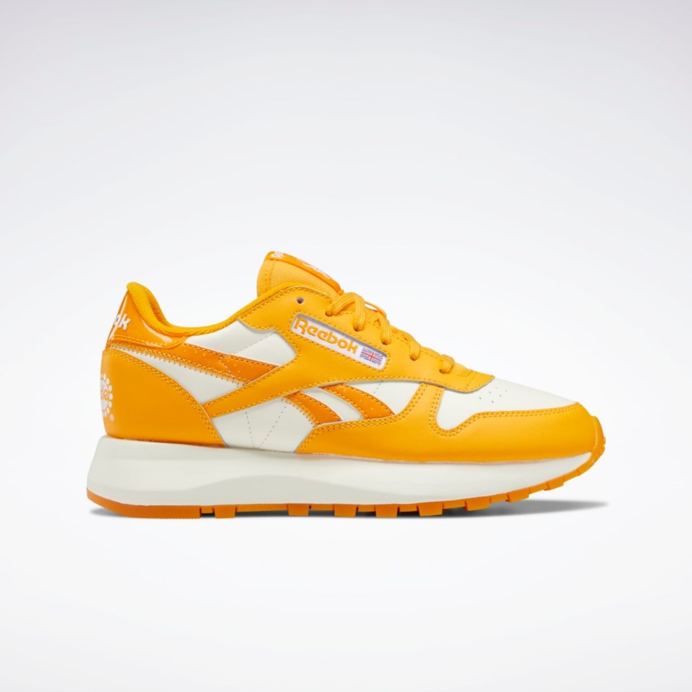 Reebok Popsicle Classic Leather SP Shoes Semi Fire Spark / Chalk / Semi Fire Spark | 49IRWYOJK