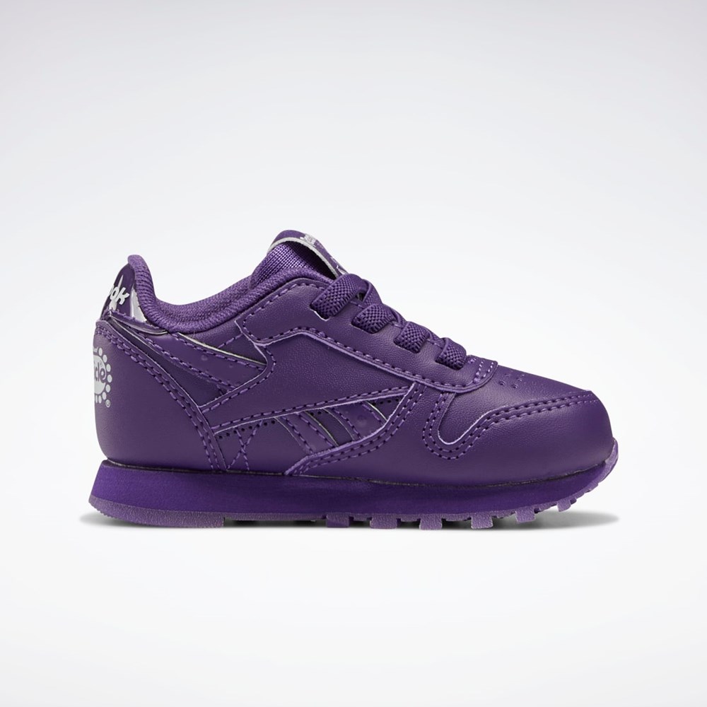 Reebok Popsicle Classic Leather Shoes - Toddler Moradas Moradas Moradas | 07PRADENO