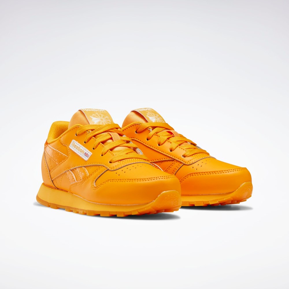 Reebok Popsicle Classic Leather Shoes - Preschool Semi Fire Spark / Semi Fire Spark / Semi Fire Spark | 43DZJBLVO