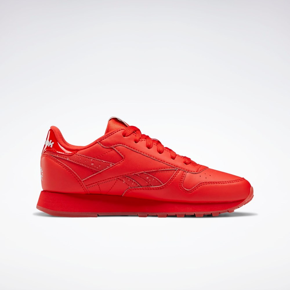 Reebok Popsicle Classic Leather Shoes - Grade School Rojas Rojas Rojas | 82KLMRVAW