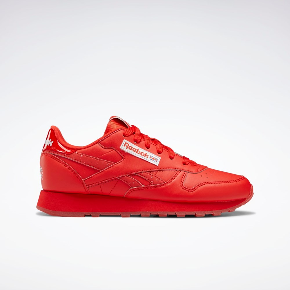 Reebok Popsicle Classic Leather Shoes - Grade School Rojas Rojas Rojas | 82KLMRVAW