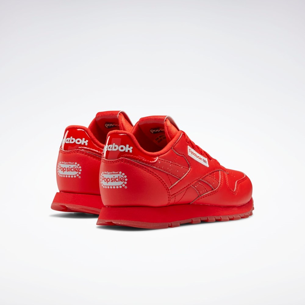 Reebok Popsicle Classic Leather Shoes - Preschool Rojas Rojas Rojas | 98VAXQDYM