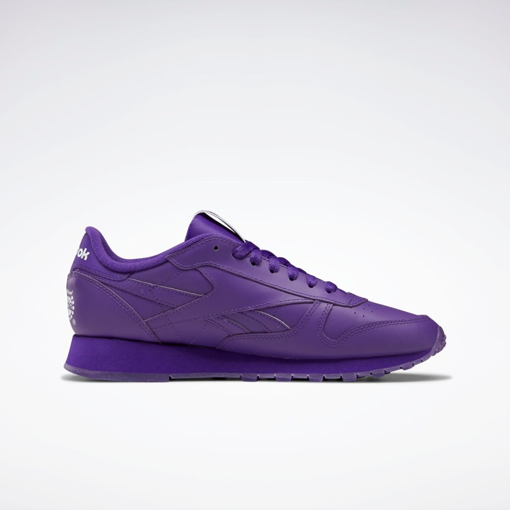 Reebok Popsicle Classic Leather Shoes Moradas Moradas Moradas | 30HRECGNM
