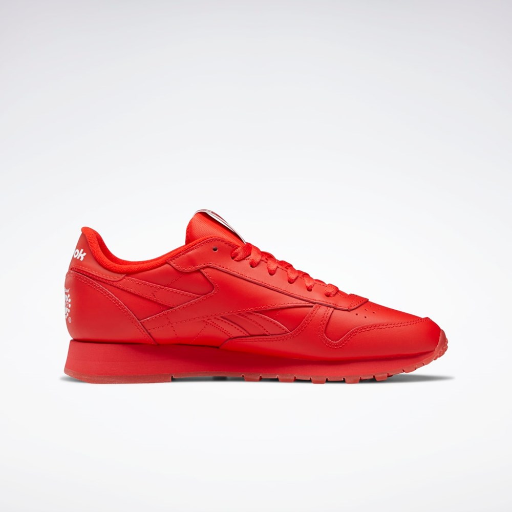 Reebok Popsicle Classic Leather Shoes Rojas Rojas Rojas | 20KRTCPHM