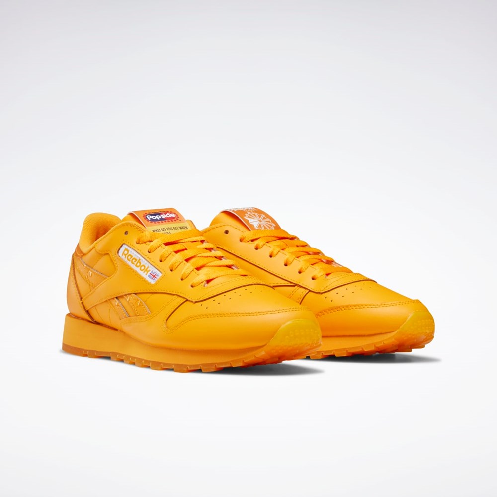 Reebok Popsicle Classic Leather Shoes Semi Fire Spark / Semi Fire Spark / Semi Fire Spark | 74OVHWDNI