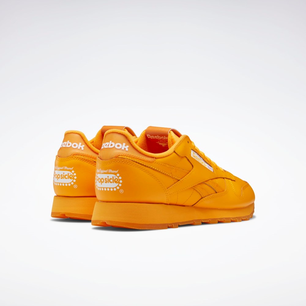 Reebok Popsicle Classic Leather Shoes Semi Fire Spark / Semi Fire Spark / Semi Fire Spark | 74OVHWDNI
