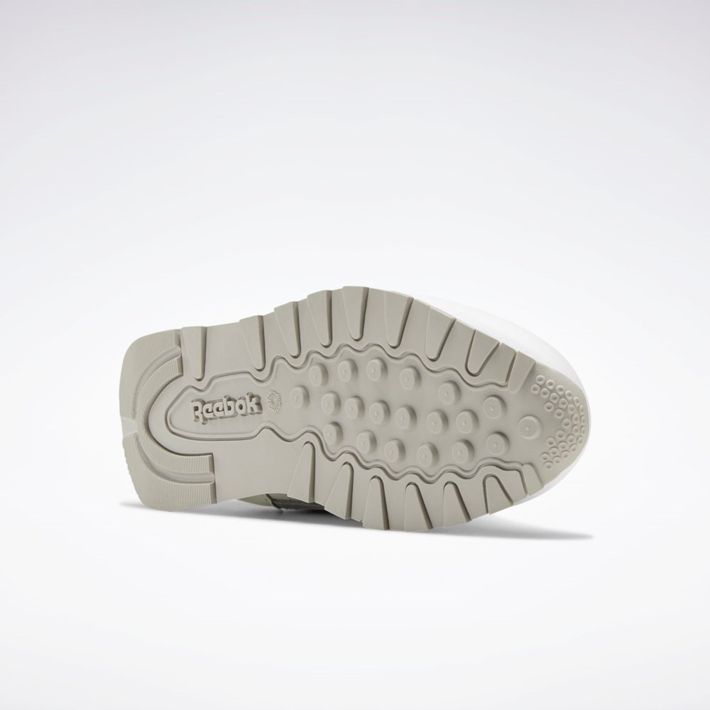 Reebok Power Rangers Classic Leather Shoes - Grade School Blancas Gris | 59YEXLWKF
