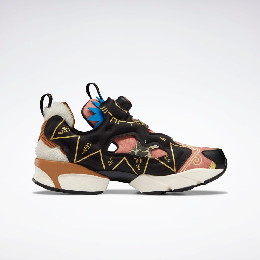 Reebok Power Rangers Instapump Fury 94 Shoes Negras Doradas | 41HKGQONP