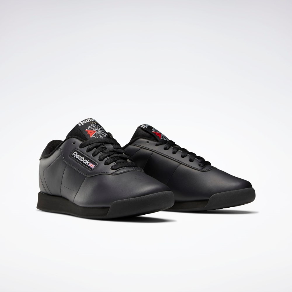 Reebok Princess Anchos Shoes Negras | 73ODFEHLC