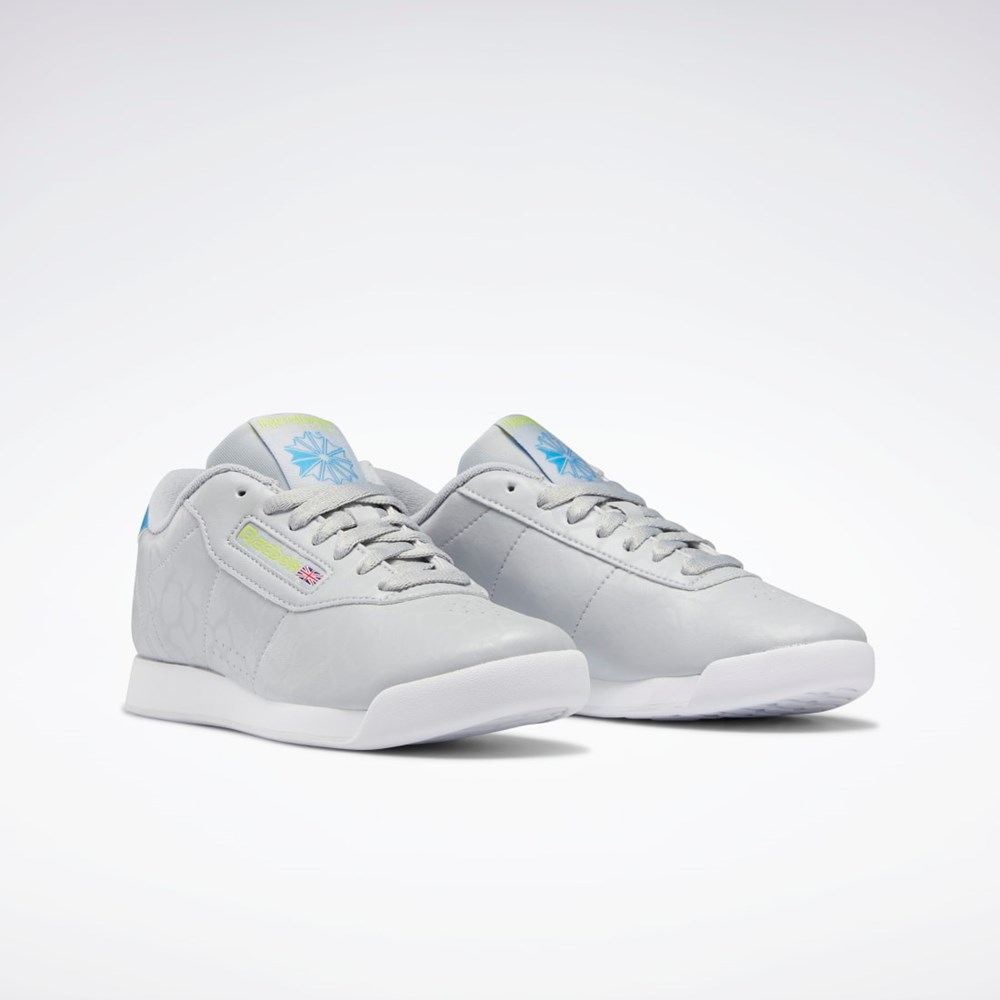 Reebok Princess Shoes Blancas Gris Azules | 06QWDNPUX