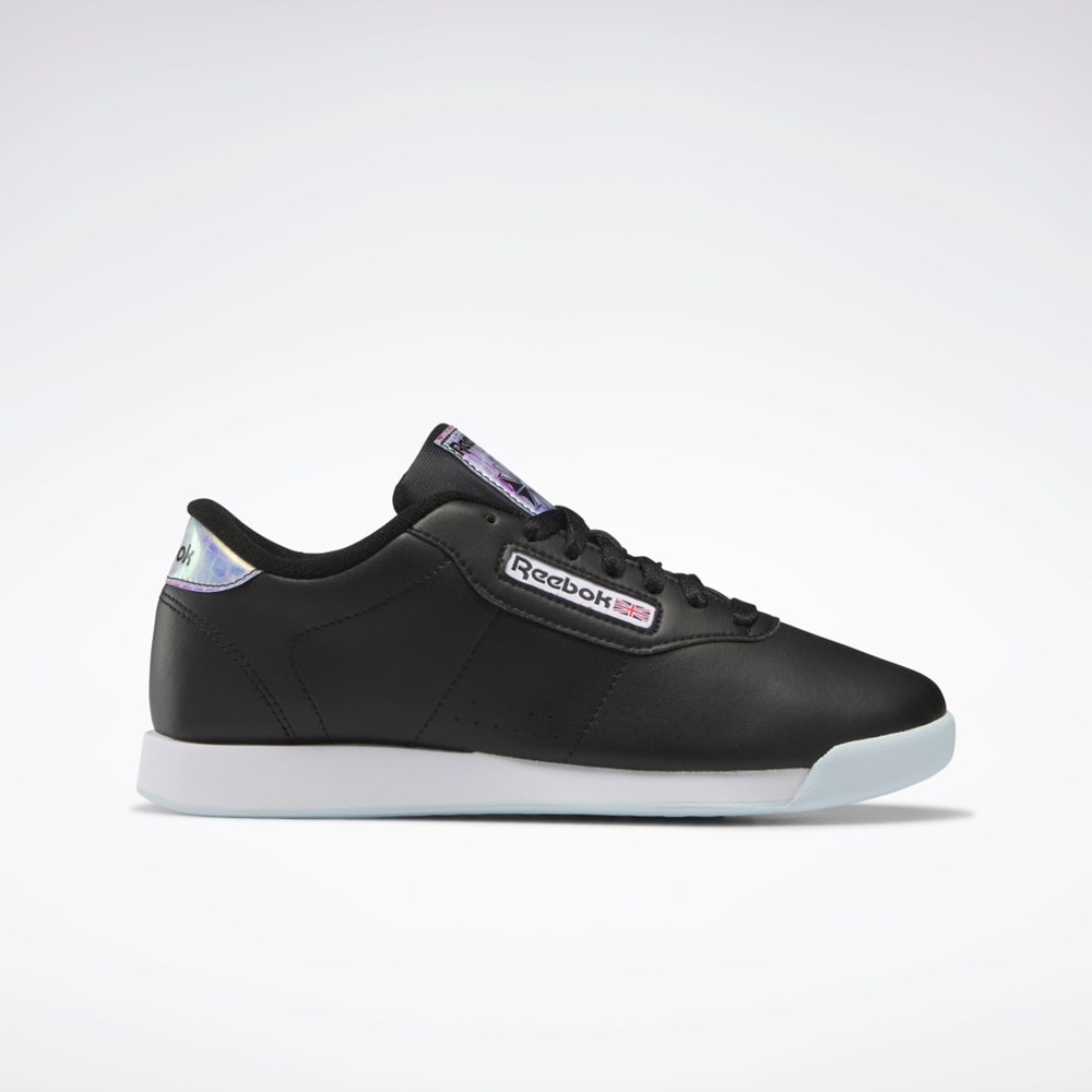 Reebok Princess Shoes Negras Blancas Azules | 60GFBYACH