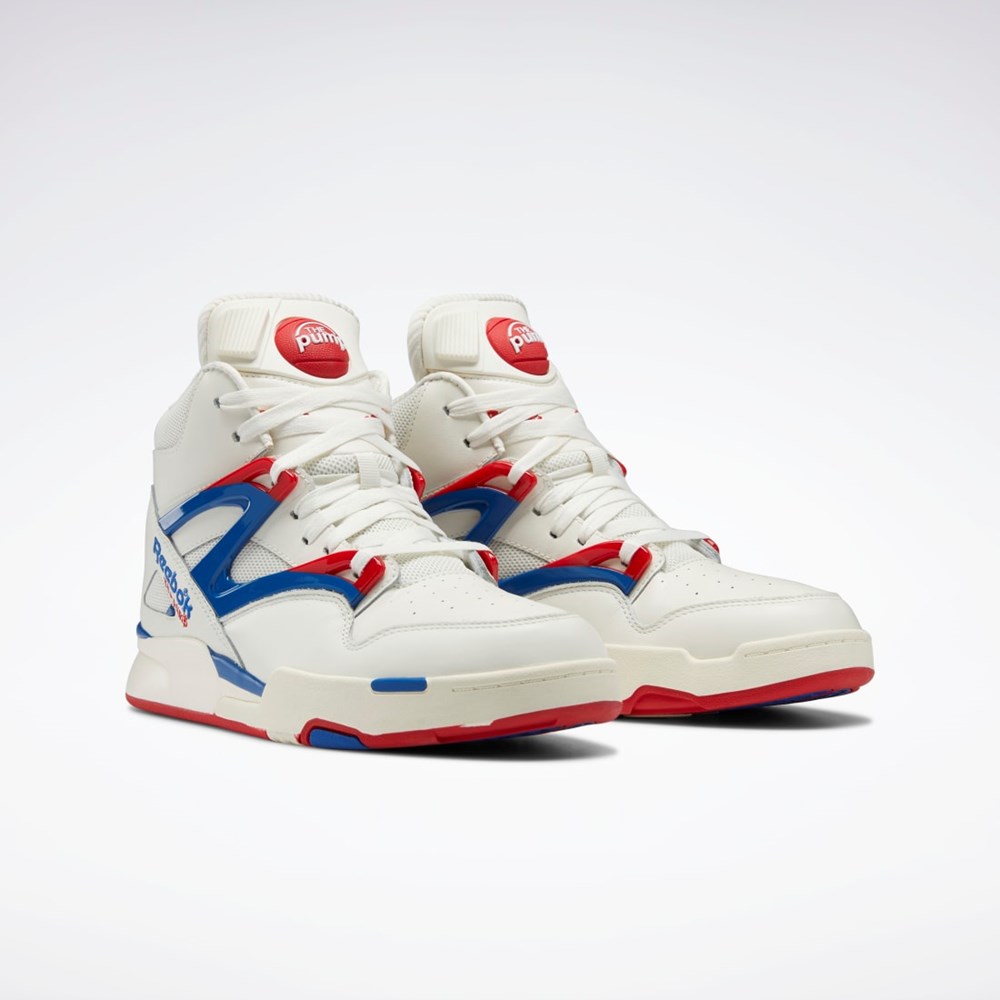 Reebok Pump Omni Zone II Shoes Azules Rojas | 23DNRBFZY
