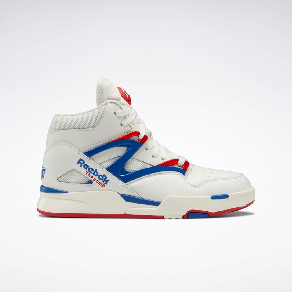 Reebok Pump Omni Zone II Shoes Azules Rojas | 23DNRBFZY