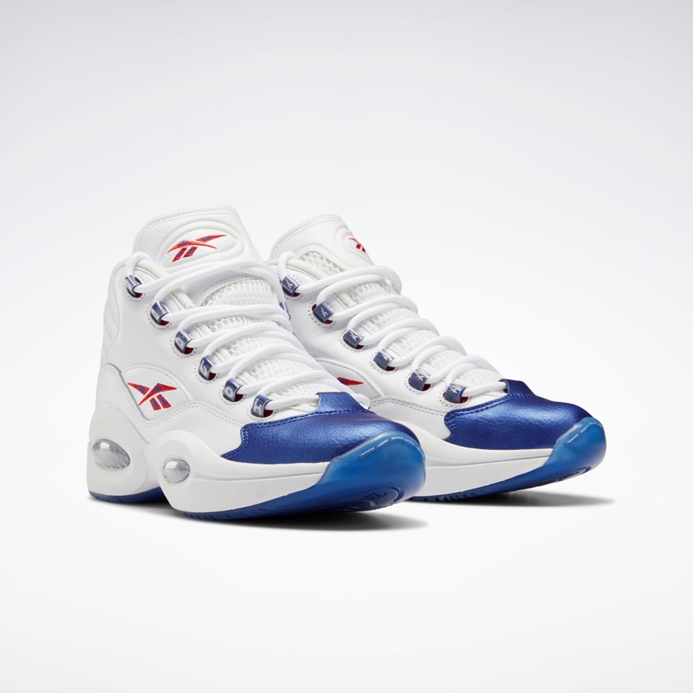 Reebok Question Mid Basketball Shoes Blancas | 52DMJUXSK