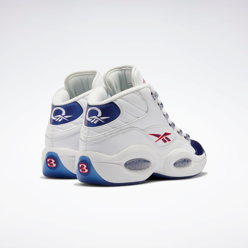 Reebok Question Mid Basketball Shoes Blancas | 52DMJUXSK