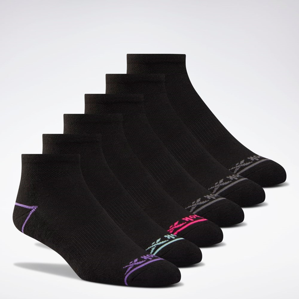 Reebok RD Quarter Basic Socks Six Pack Multi | 91KVPLWRE