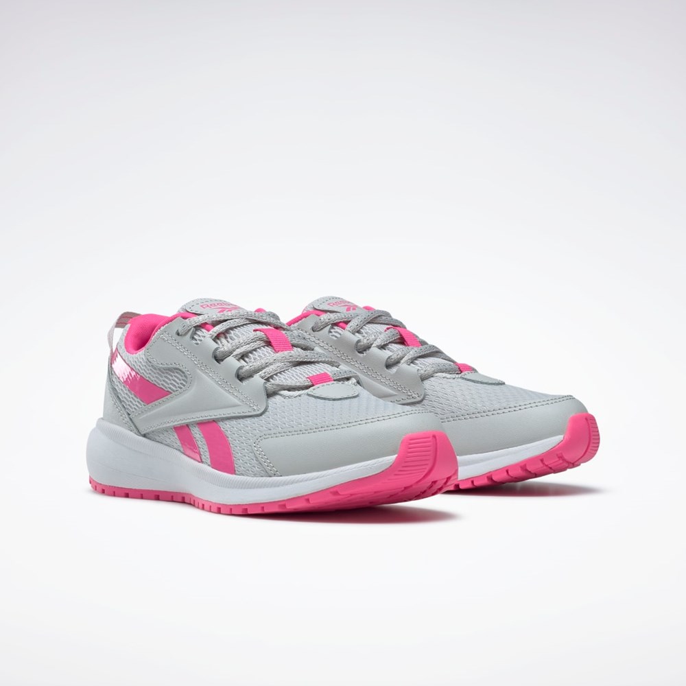Reebok Reebok Carretera Supreme 3 Shoes - Preschool Gris Rosas Blancas | 14XVHJQIU