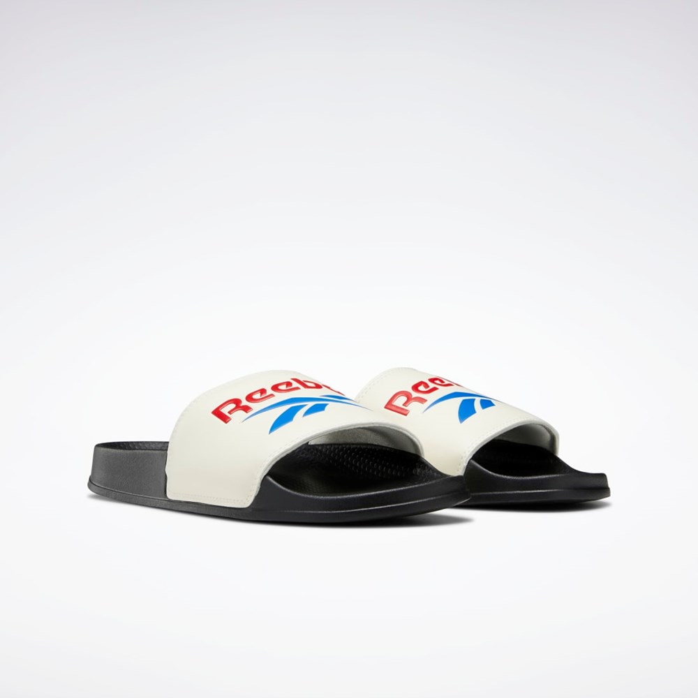 Reebok Reebok Classic Chanclas Negras Blancas Rojas | 47FXWRCBM