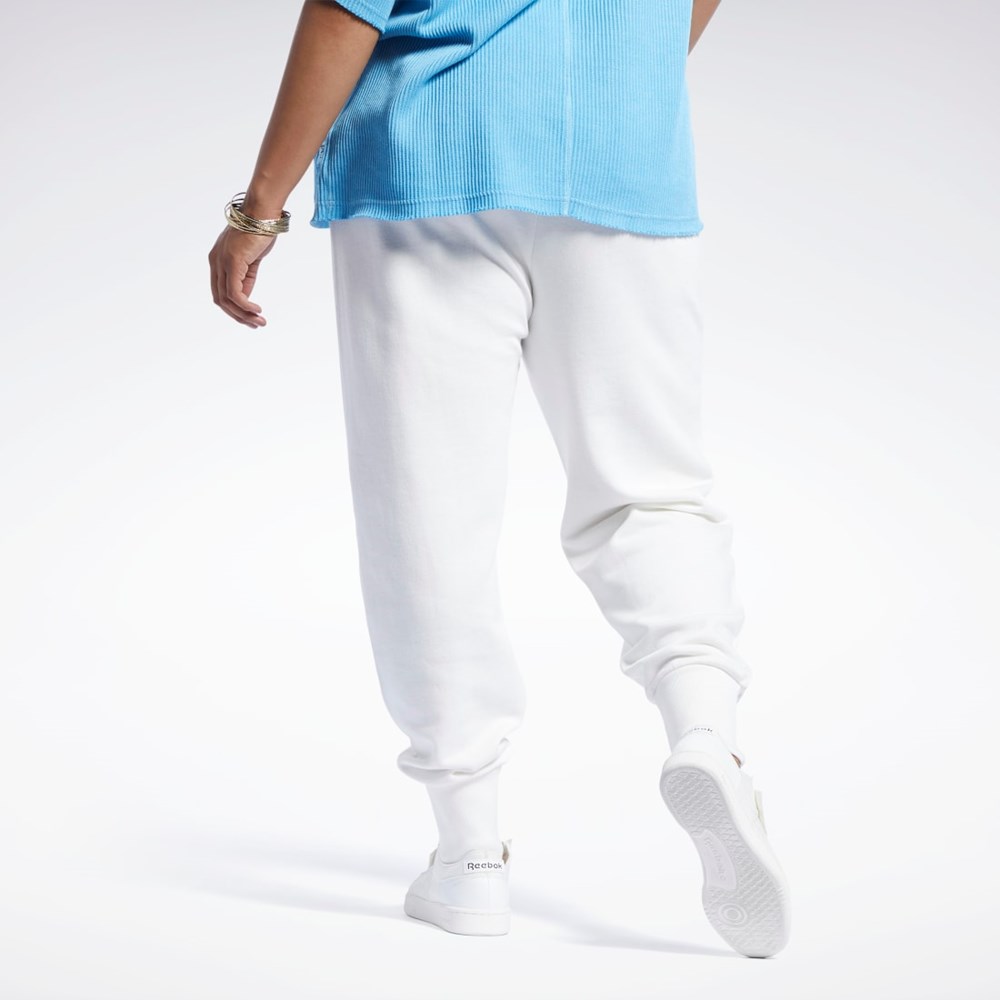 Reebok Reebok Classics French Terry Pants (Plus Size) Chalk | 45SWKENOL