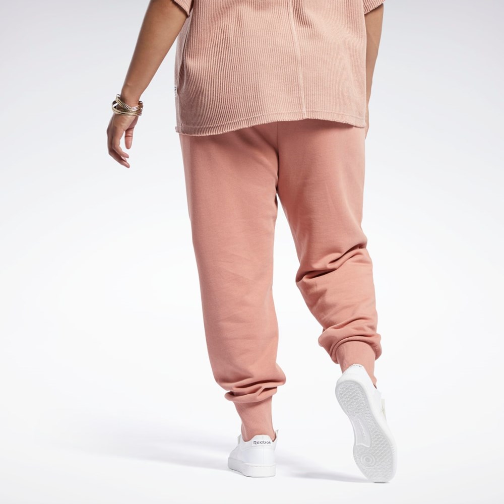 Reebok Reebok Classics French Terry Pants (Plus Size) Coral | 89WAKTFDS