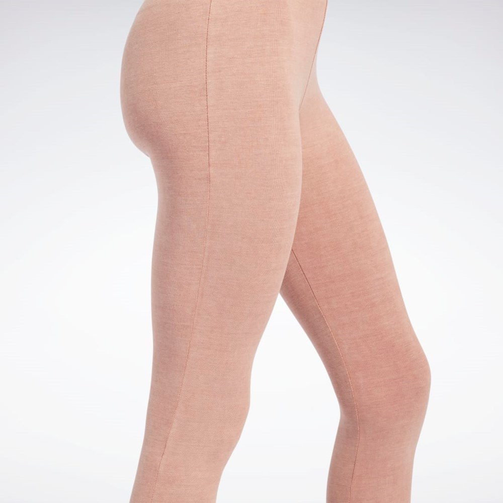 Reebok Reebok Classics Natural Dye Leggings Coral | 78UBEHOQJ