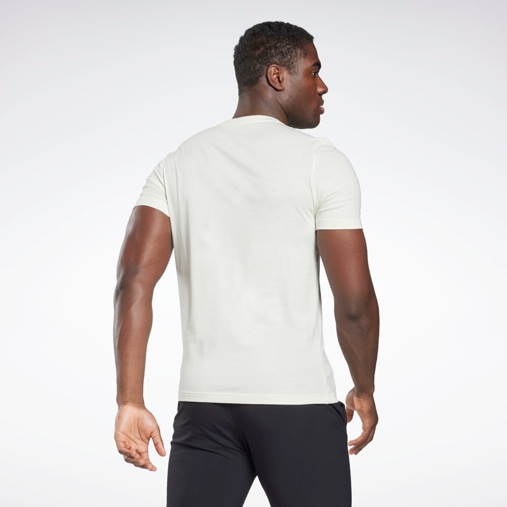 Reebok Reebok Estampadas Series Vector T-Shirt Blancas | 26DZYKPLO