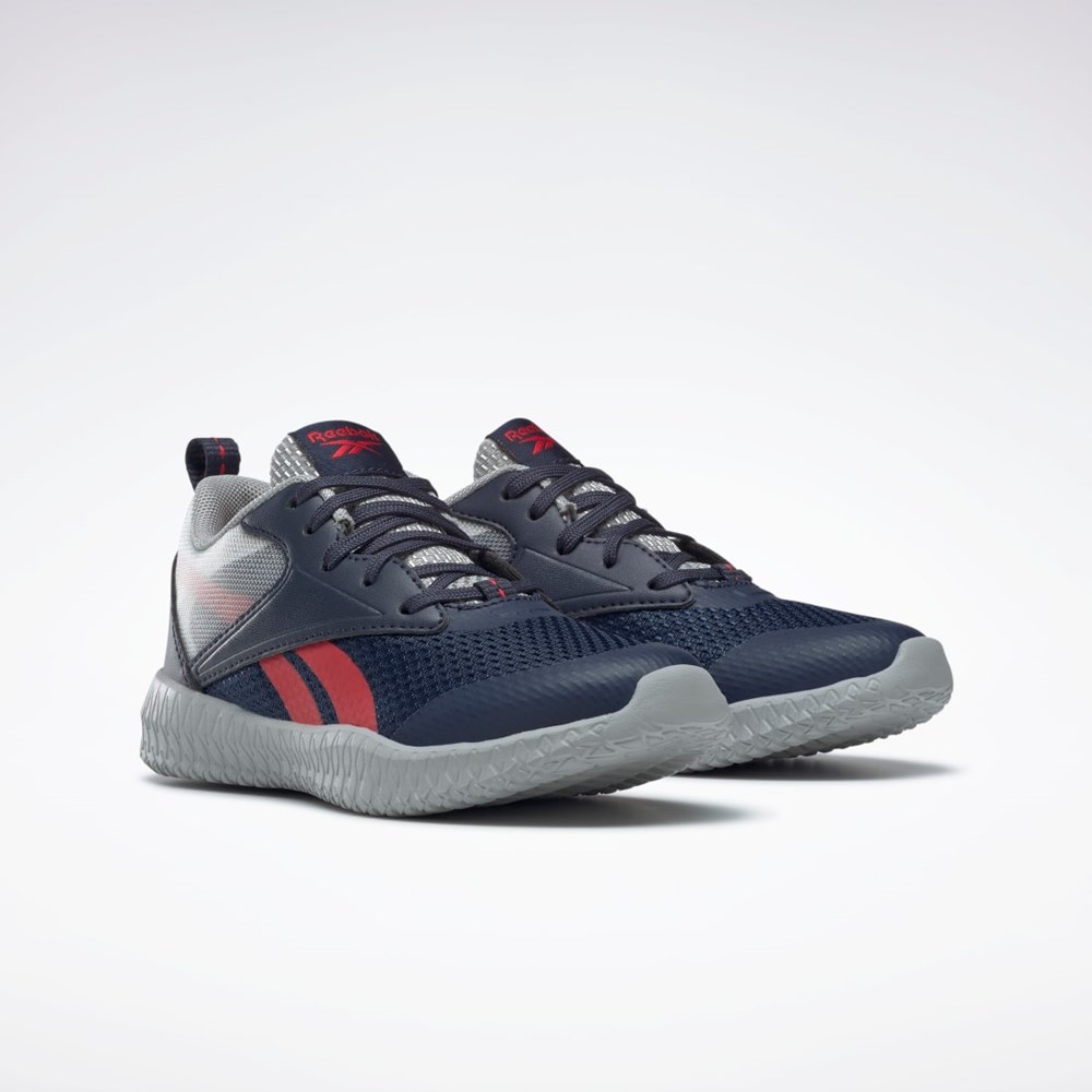 Reebok Reebok Flexagon Energy 3 Shoes - Preschool Azul Marino Gris Rojas | 75IWEVTFG