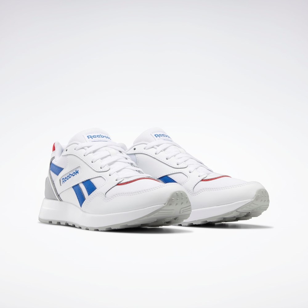 Reebok Reebok GL1000 Shoes Blancas Azules Rojas | 91COQUPKM