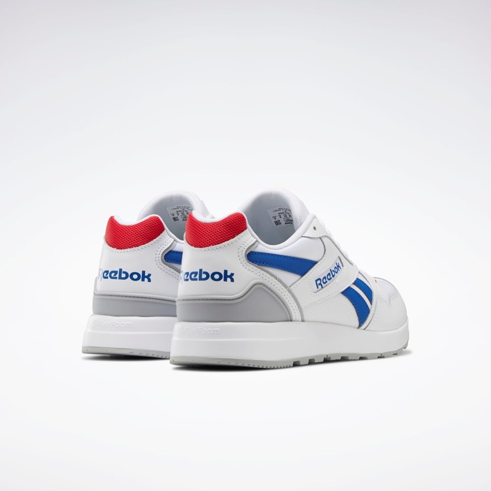 Reebok Reebok GL1000 Shoes Blancas Azules Rojas | 91COQUPKM