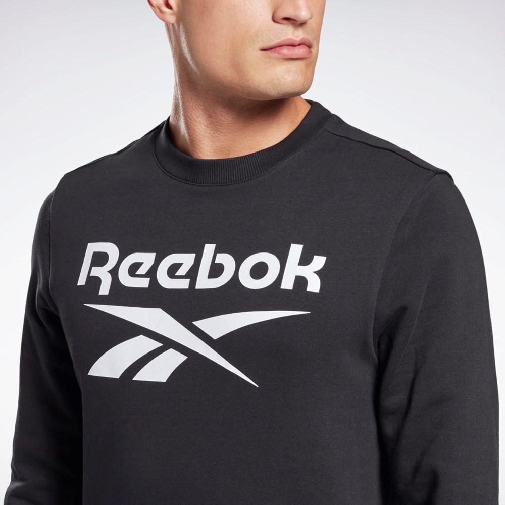 Reebok Reebok Identity Big Logo Crew Negras | 95WTUEVPX