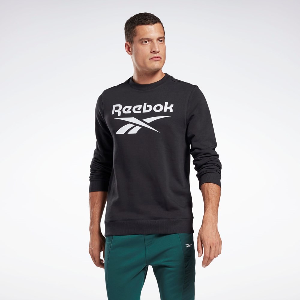 Reebok Reebok Identity Big Logo Crew Negras | 95WTUEVPX