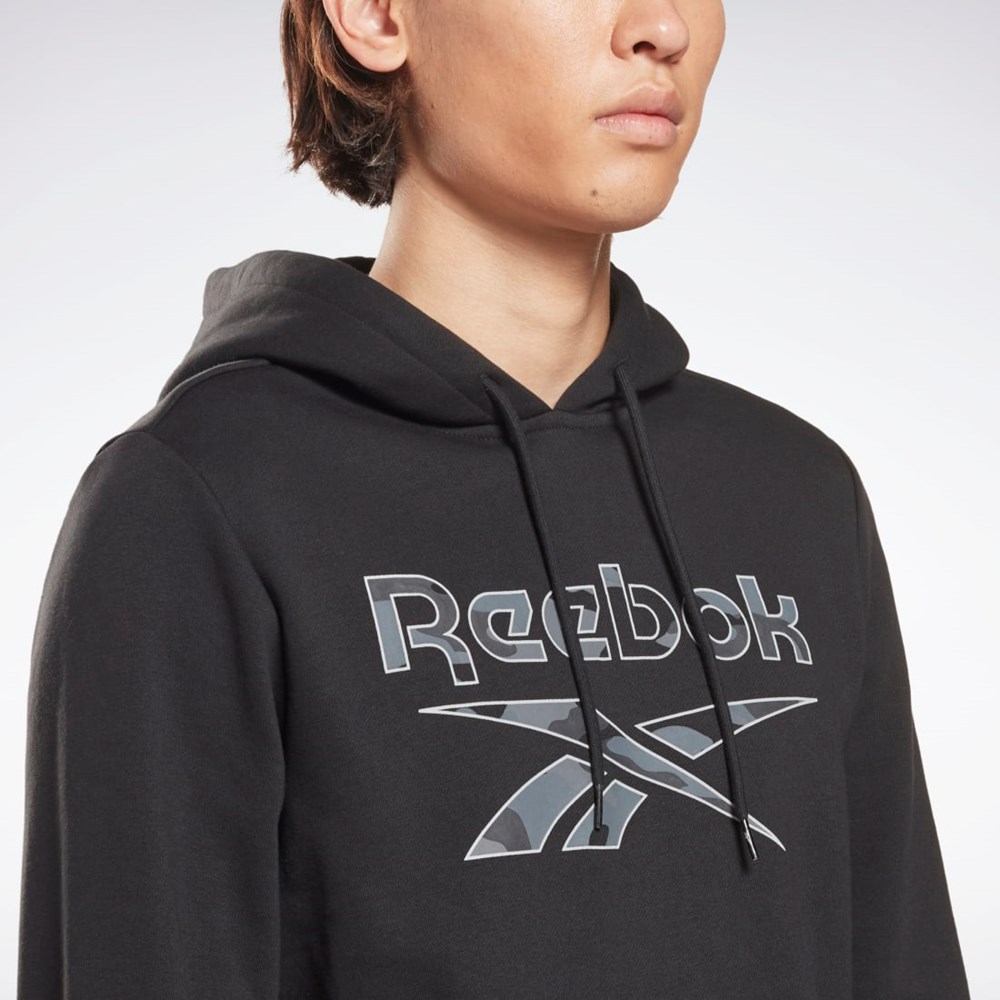 Reebok Reebok Identity Big Logo Hoodie Negras | 63RQNDELG