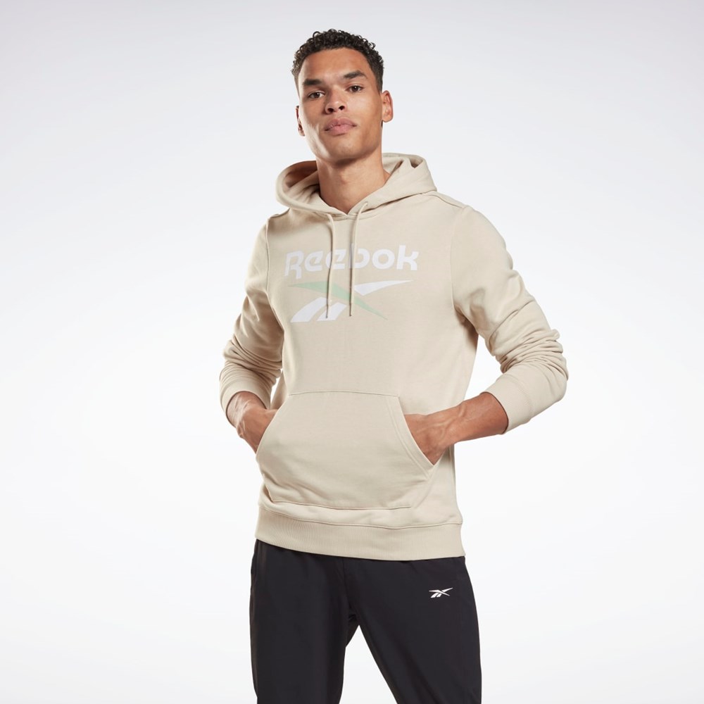 Reebok Reebok Identity Big Logo Hoodie Stucco | 62FVIJCWY