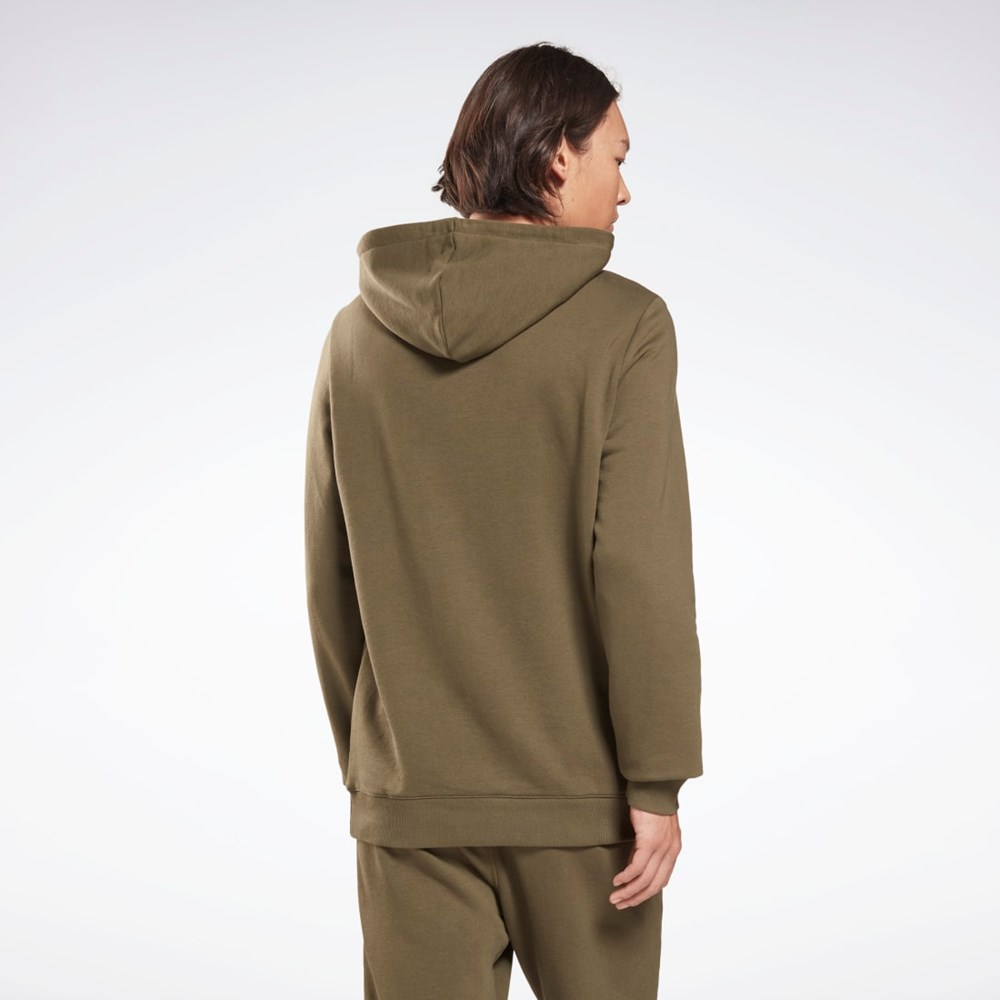 Reebok Reebok Identity Big Logo Hoodie Verde | 15YICEHZQ